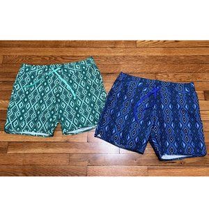 Eastern Mountain Sports Women's Swim Shorts Size 10 LOT OF 2 PAIRS!